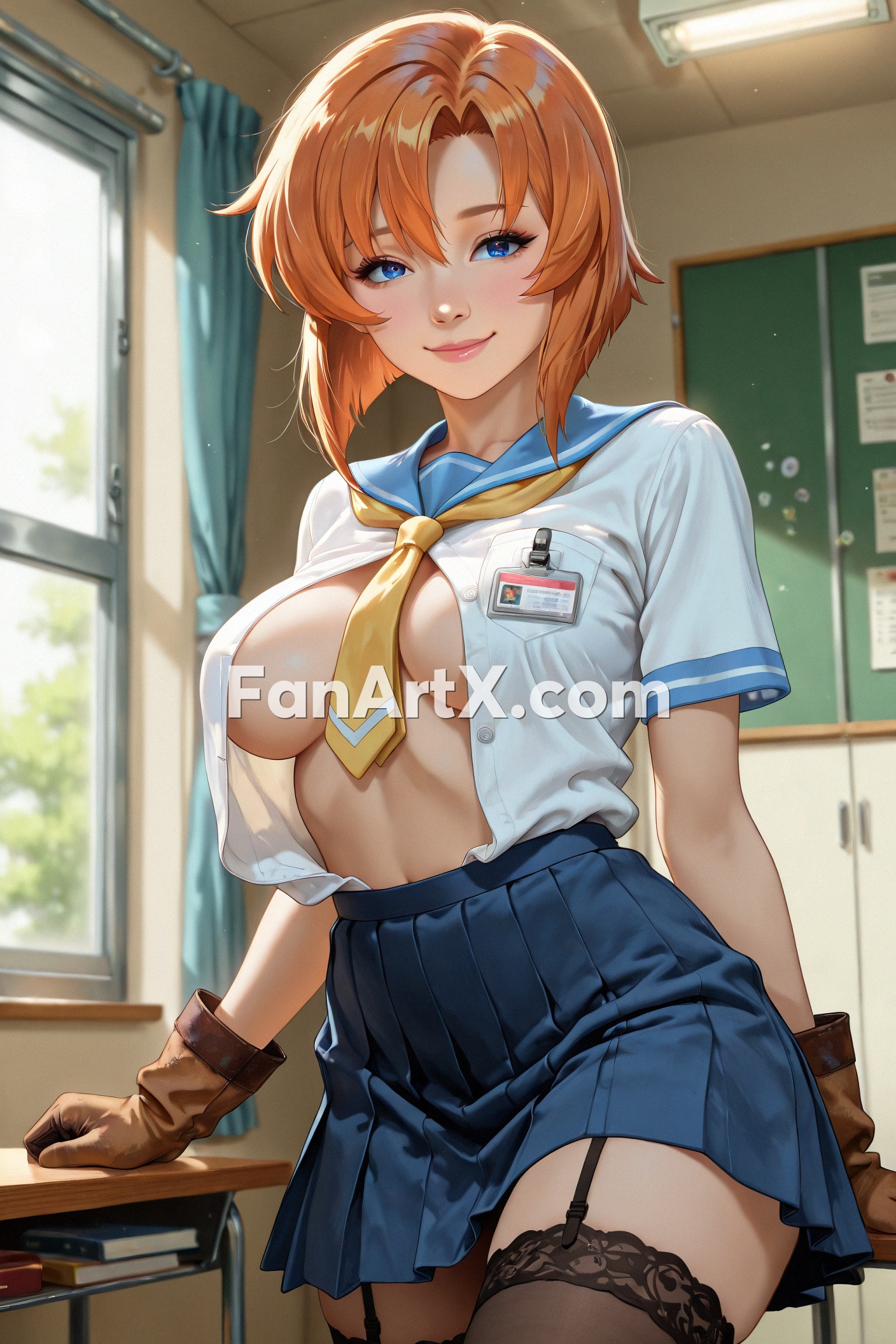 Rena Ryuugu Fanart - Rena When They Cry character 3657509
